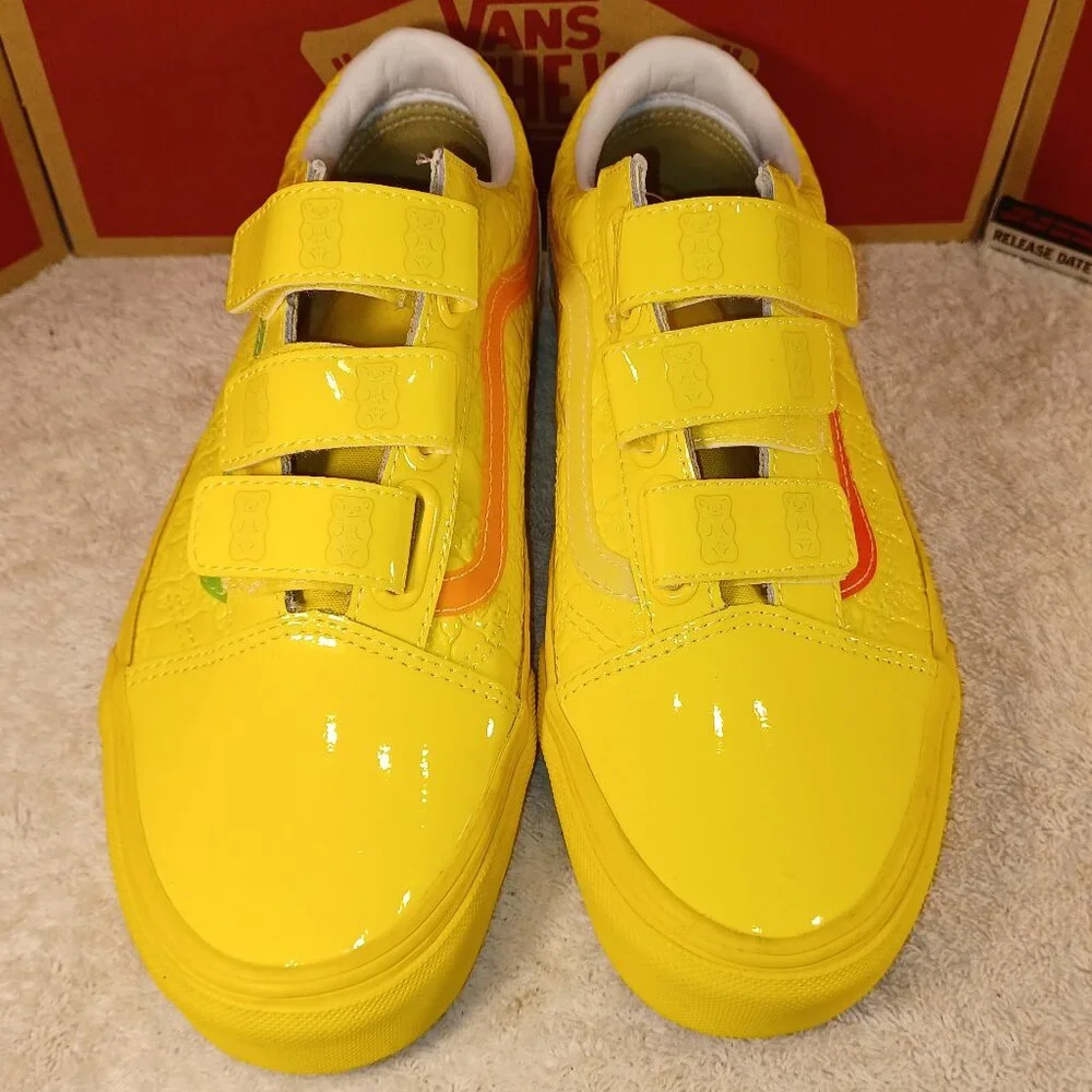 Vans X Haribo Youth 2 Old Skool V Checkerboard Yellow VN0A3D29BK2